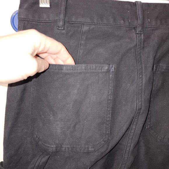 Aritzia Wilfred Free Utility Pants Womens sz 6 Black Modern goth  grunge boho - Picture 7 of 9